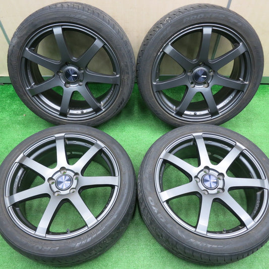 [送料無料] キレイ★ENKEI PF07 215/45R18 トーヨー プロクセス T1 Sport エンケイ 18インチ PCD114.3/5H★4110901NJノ