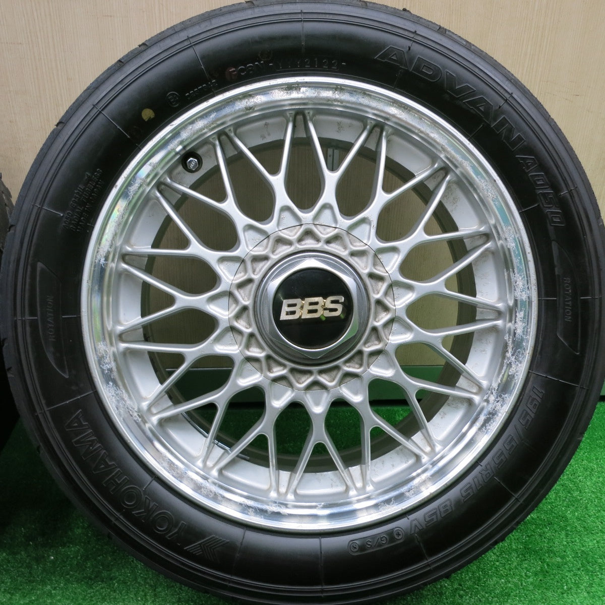 *送料無料* 4本価格！22年★日産 プレジデント 等 純正 OP BBS CG15 195/55R15 ヨコハマ ダンロップ 15インチ  PCD114.3/5H★4080802HAノ