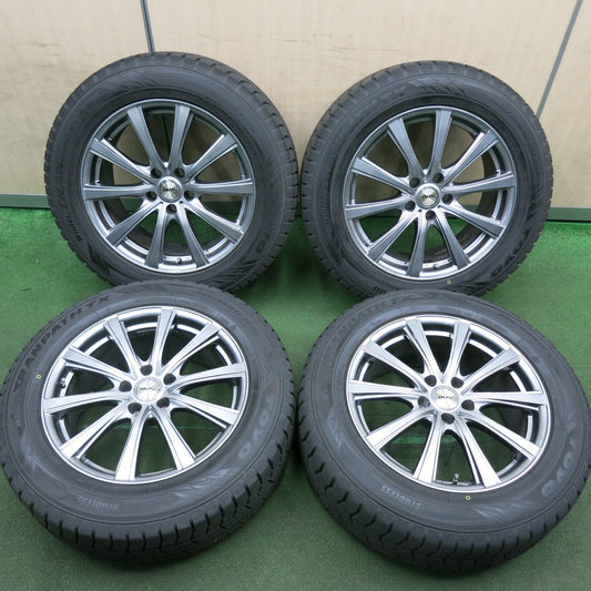 *送料無料* バリ溝！22年！キレイ！9.5分以上★スタッドレス 235/60R18 トーヨー ウインタートランパス TX D.O.S. DOS 18インチ PCD114.3/5H★4060103HAス