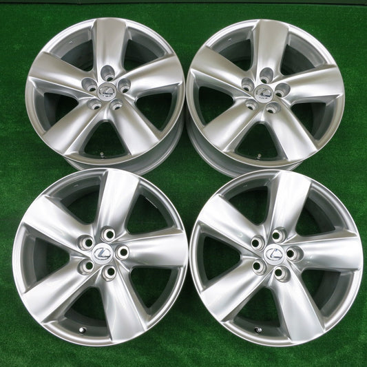 *送料無料* 新車外し★レクサス LS バージョンS 純正 ホイール 19インチ 19×8J PCD120/5H★4072001HAホ