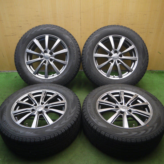 *送料無料* バリ溝！キレイ！9.5分★スタッドレス 225/65R17 ヨコハマ アイスガード G075 GRASS グラス 17インチ PCD114.3/5H★4072405Hス