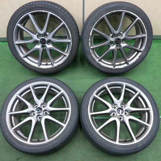 *送料無料* 4本★トヨタ 30系 プリウス G'z 純正 225/40R18 ヨコハマ ES300 マジーニ ECO605 プラス ウィンラン R330 PCD100/5H★4040602TNノ