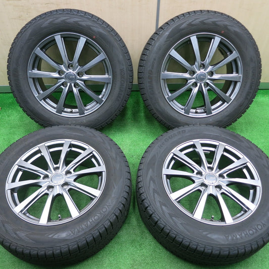 [送料無料] バリ溝！20年！キレイ！9.5分★スタッドレス 225/65R17 ヨコハマ アイスガード G075 GRASS グラス 17インチ PCD114.3/5H★4092101NJス