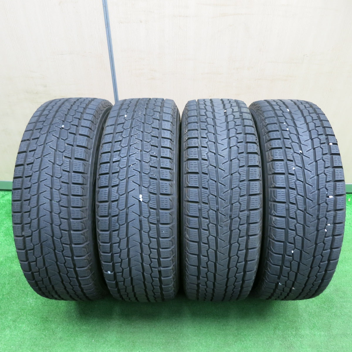 [送料無料] バリ溝！キレイ！9.5分★スタッドレス 225/65R17 ヨコハマ アイスガード G075 BRANDLE N52BP STRANGER ブランドル PCD114.3/5H★4112306TNス