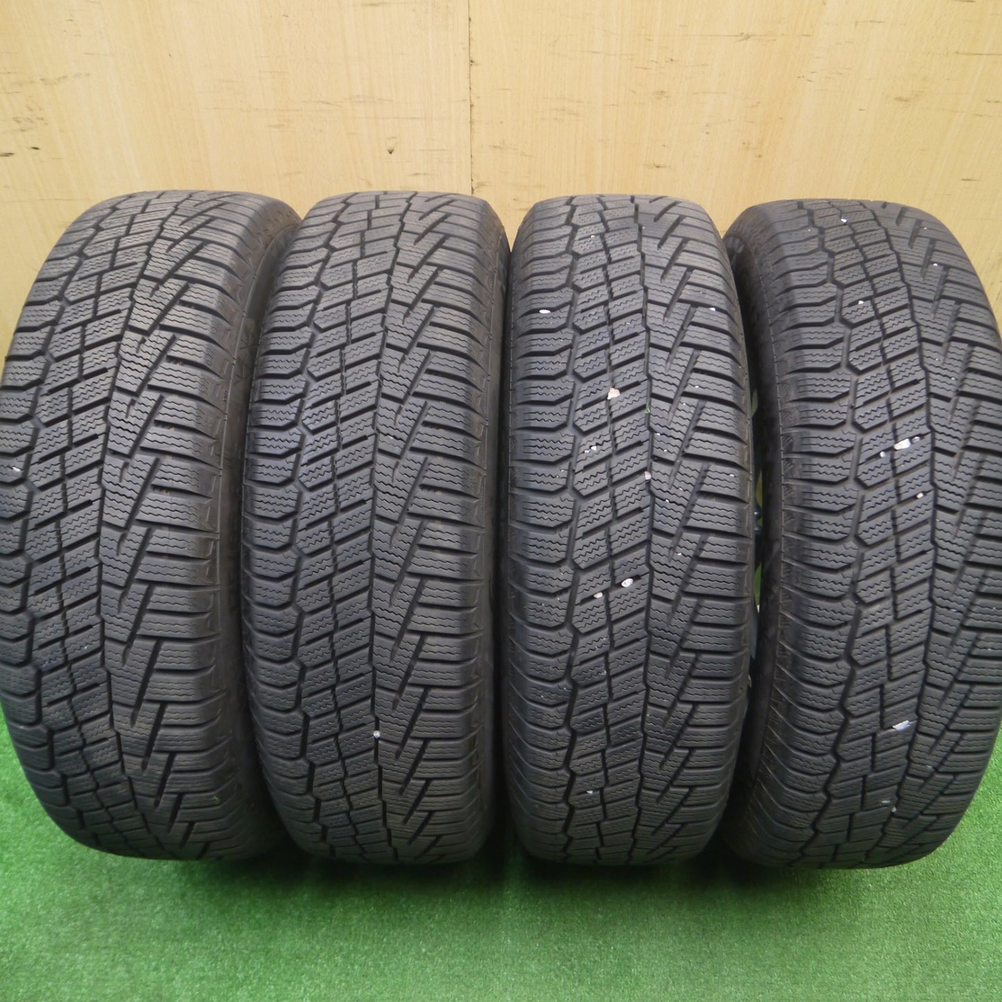 [送料無料] バリ溝!21年! キレイ! 9.5分★スタッドレス 175/65R15 コンチネンタル ノースコンタクト NC6 ZACK JP-112 MONZA 15インチ PCD100/4H★4092702Hス