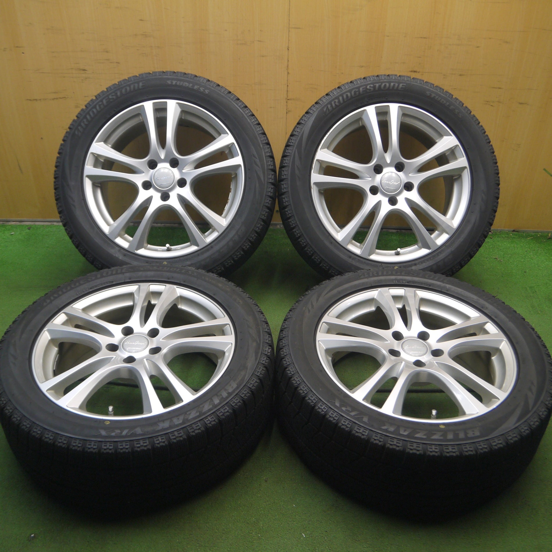 *送料無料* キレイ★スタッドレス 235/50R18 ブリヂストン ブリザック VRX EuroSpeed MANARAY SPORT 18インチ  PCD114.3/5H★4052204Hス