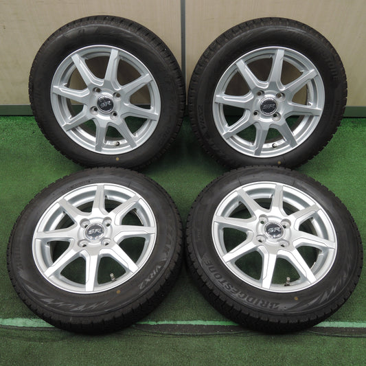 *送料無料* バリ溝！21年！キレイ！9分★スタッドレス 155/65R14 ブリヂストン ブリザック VRX2 STRANGER ストレンジャー 14インチ PCD100/4H★4031201NJス