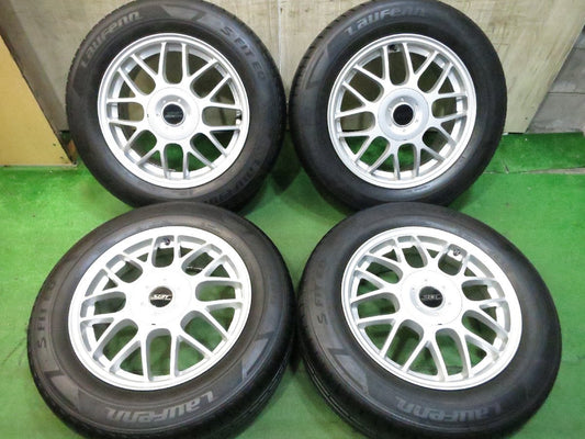 *送料無料* キレイ★215/60R16 SEIN ザイン ラウフェン S FIT EQ 16インチ PCD114.3 4H/5H マルチ★3021503Hノ