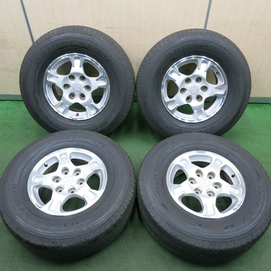 *送料無料* バリ溝！23年！9.5分★三菱 パジェロ 純正 265/70R16 ブリヂストン デューラー H/L 16インチ PCD139.7/6H★4050704HAノ