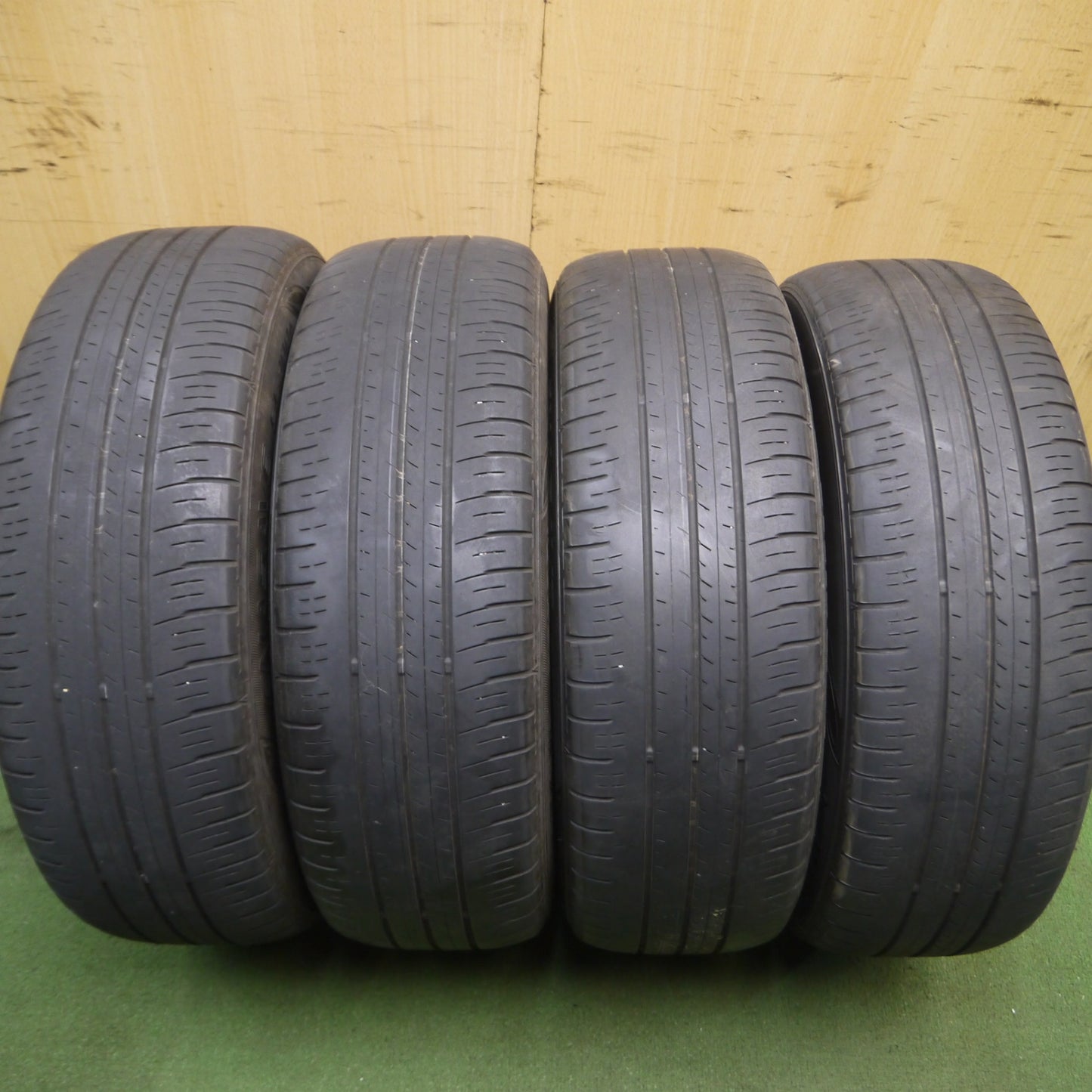 *送料無料* キレイ★トヨタ アクア G 純正 185/60R15 ダンロップ エナセーブ EC300+ 15インチ PCD100/4H★4040809Hノ