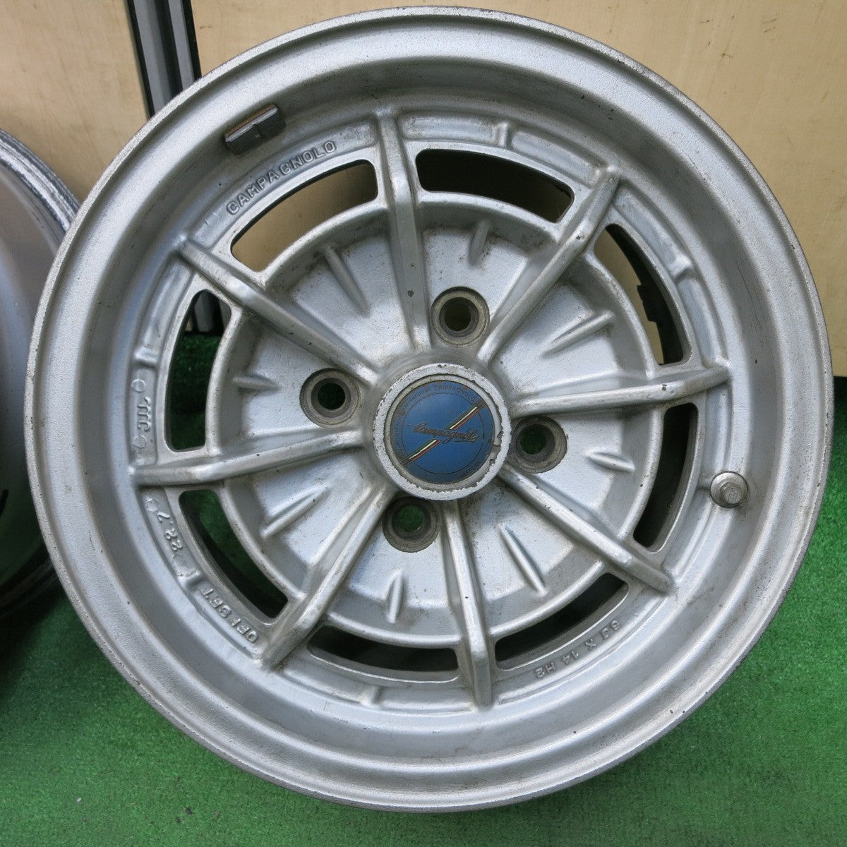 *送料無料* 4本価格★Campagnolo カンパニョーロ DATSUN 14インチ ホイール 14×6J  PCD114.3/4H★4090508SYホ