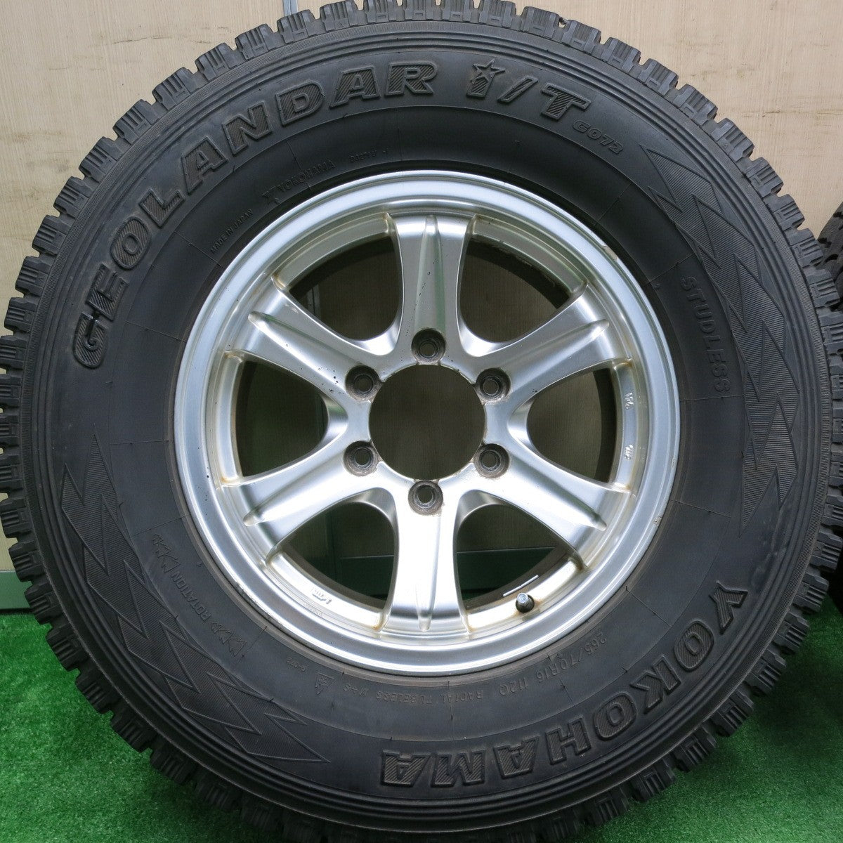 [送料無料] 4本価格★スタッドレス Weds KEELER 265/70R16 ヨコハマ ジオランダー i/T G072 キーラー 16インチ PCD139.7/6H★4101203HAス