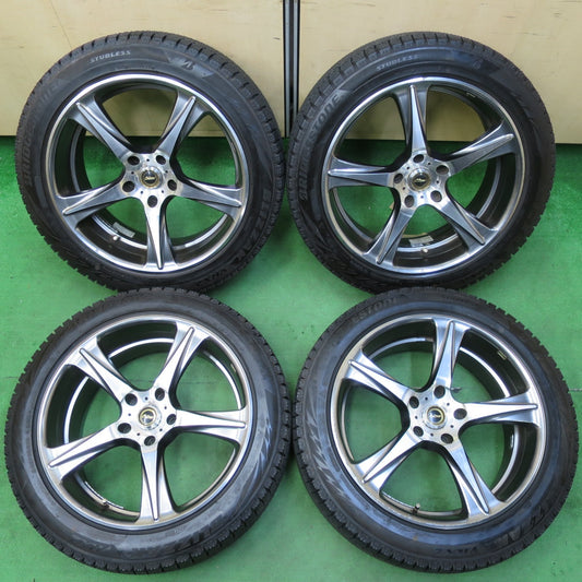 *送料無料* タイヤほぼ未使用！20年★BMW等 KOSEI SENEKA RZ 245/45R19 スタッドレス ブリヂストン ブリザック VRX2 光生 セネカ PCD120/5H★4082705イス