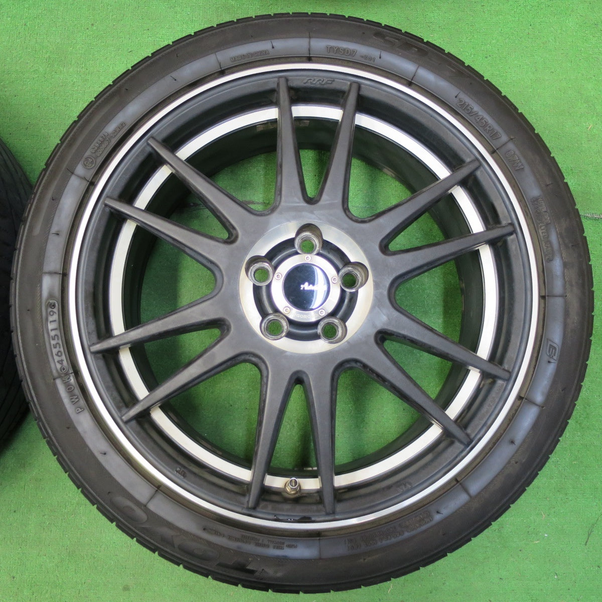 *送料無料* 4本★プリウス等 Advanti VIGOROSO RRF N948 215/45R17 トーヨー SD-7 アドヴァンティ ヴィゴロッソ PCD100/5H★4061402イノ