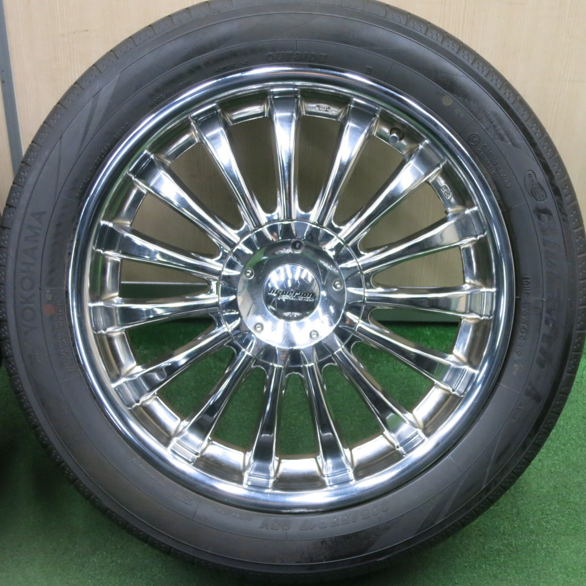 *送料無料* 4本価格★hyperion 205/55R17 ダンロップ LE MANS V ヨコハマ BluEarth-A AE50 ハイペリオン PCD114.3/5H★4040309TNノ