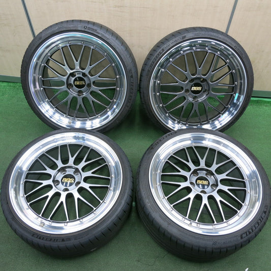 *送料無料* バリ溝！20年！9.5分★BBS LM186 LM289 255/30R20 275/30R20 ミシュラン パイロットスポーツ4S 20インチ PCD114.3/5H★4051505HAノ