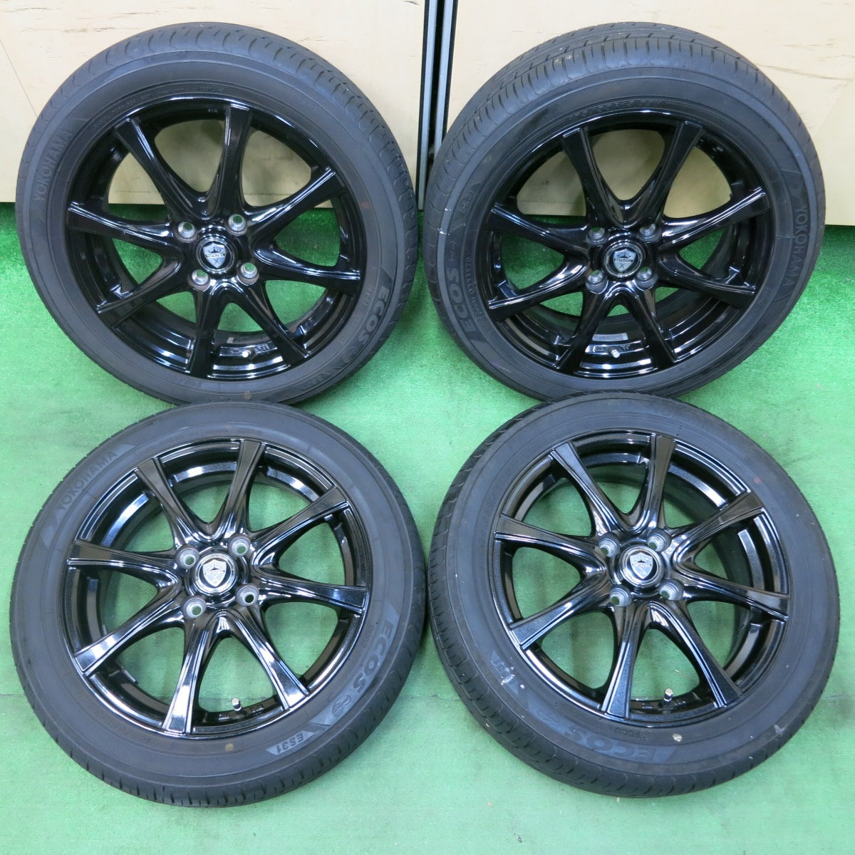 [送料無料] キレイ！20年★三菱 i アイ 145/65R15 175/55R15 ヨコハマ エコス ES31 ESTROSA エステローザ 15インチ PCD100/4H★4102303SYノ