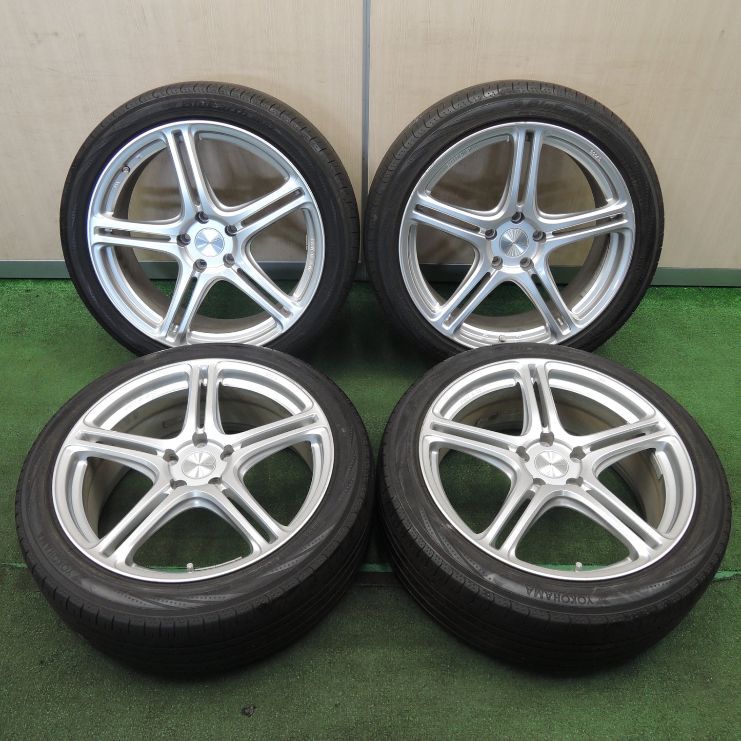 *送料無料* 4本価格★POTENZA Adrenalin 225/45R19 ヨコハマ ブルーアース RV-02 ポテンザ アドレナリン PCD114.3/5H★4030801NJノ