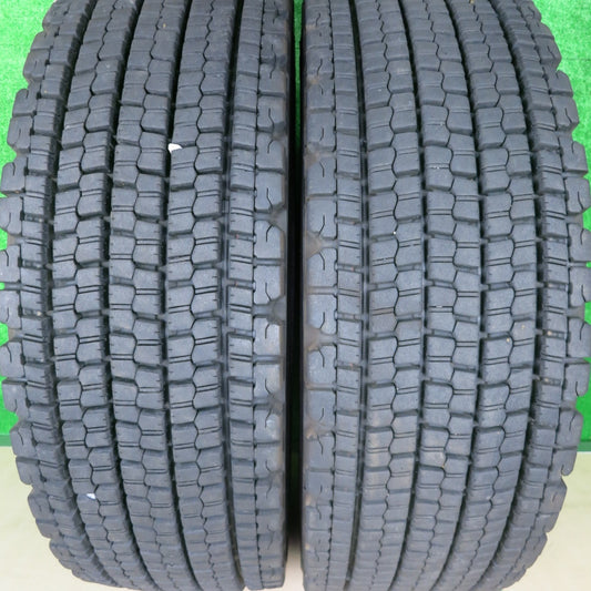 *送料無料* バリ溝！23年！9.5分★トラック タイヤ 265/70R19.5 140/138J スタッドレス ブリヂストン W900 19.5インチ★4072308HAスタ