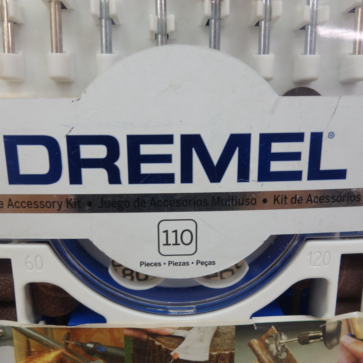 [送料無料] 未使用☆ドレメル DREMEL 110ピース スーパー アクセサリー キット 万能 ロータリーツール 電動 工具☆