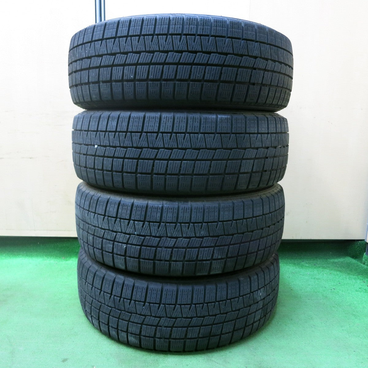 [送料無料] バリ溝！9分★ホンダ エリシオン 純正 215/60R17 スタッドレス ナンカン CORSAFA 17インチ PCD114.3/5H★4101801SYス