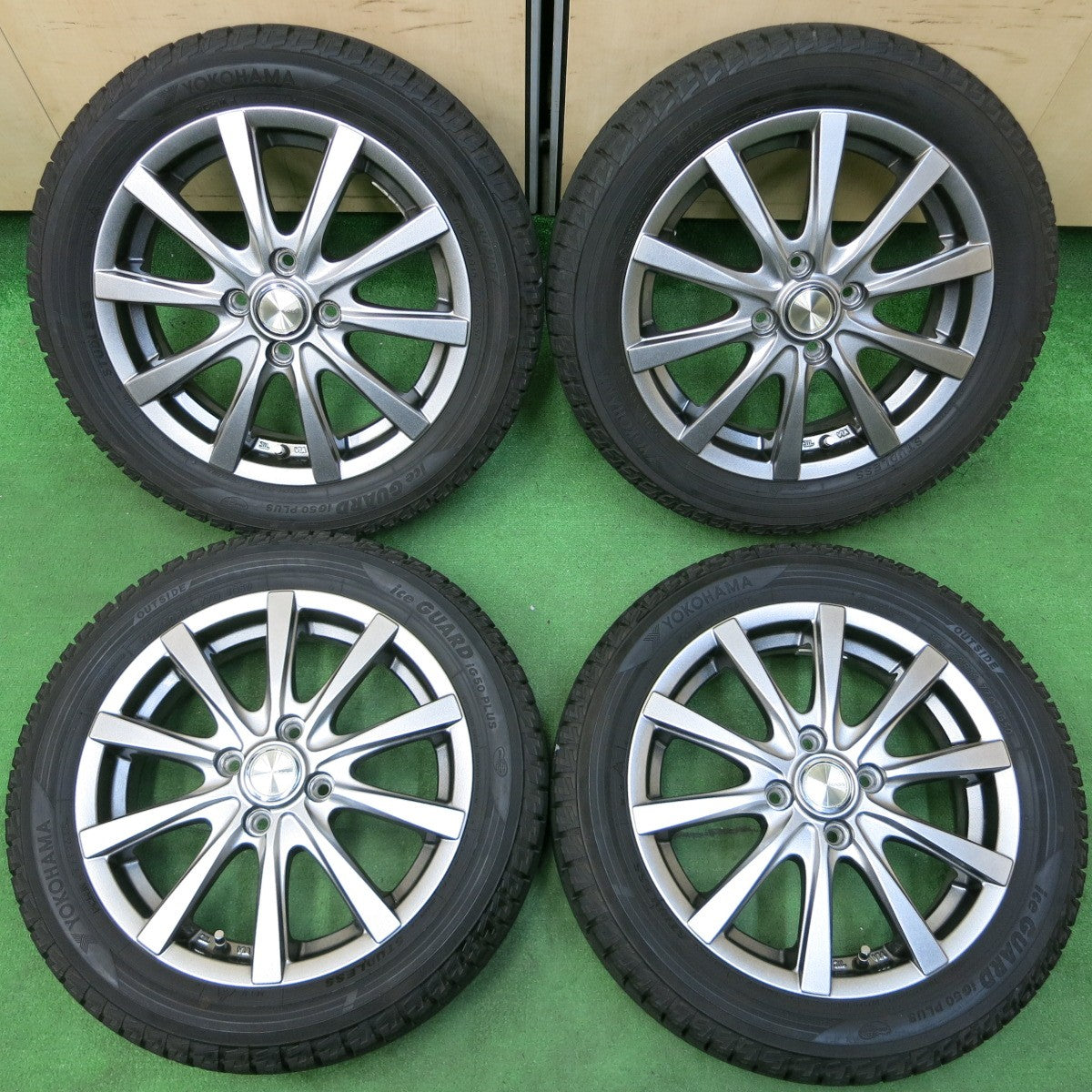 送料無料* バリ溝！キレイ！9.5分☆軽サイズ 165/60R15 スタッドレス ...