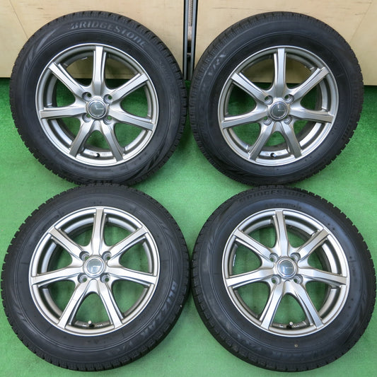 *送料無料* バリ溝！キレイ！8.5分★スタッドレス 175/65R15 ブリヂストン ブリザック VRX MiLLOUS ミルアス 15インチ PCD100/4H★4041001イス