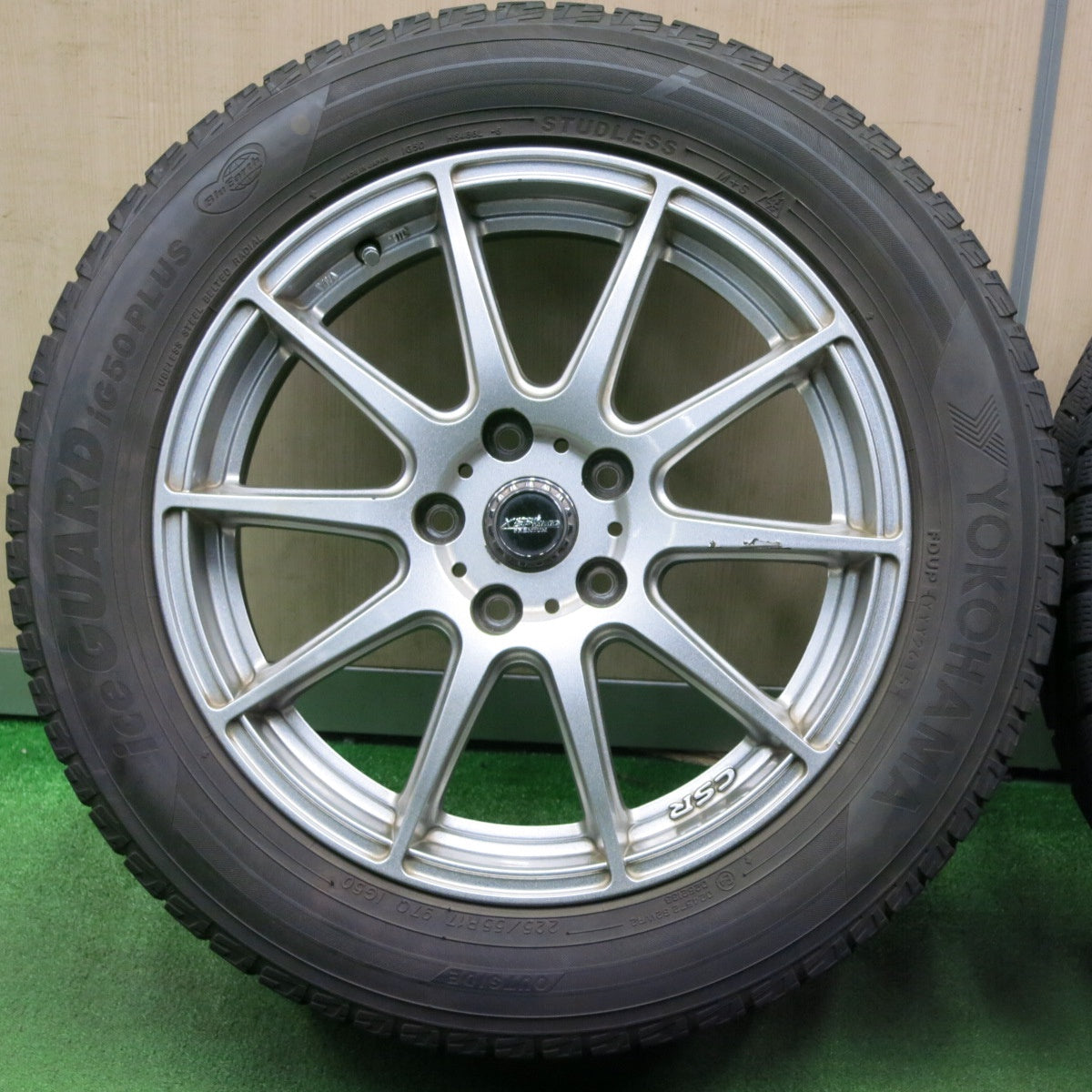 送料無料] バリ溝！9分☆スタッドレス 225/55R17 ヨコハマ アイスガード iG50 プラス X CROSS SPEED PREM |  名古屋/岐阜の中古カー用品・工具の買取/販売ならガレージゲット