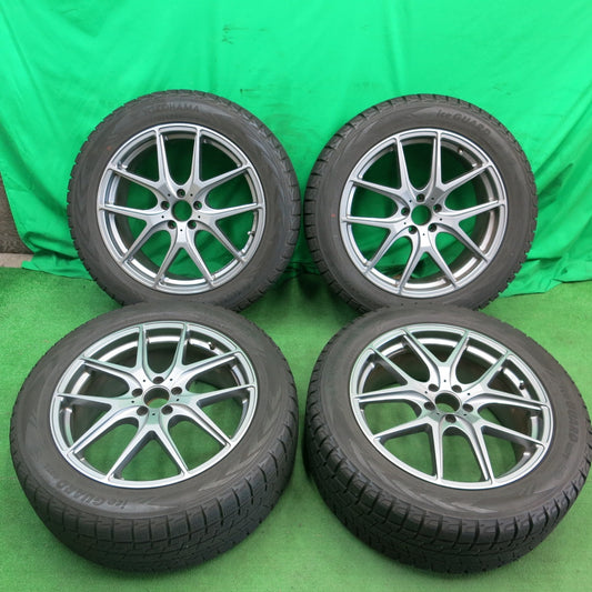 *送料無料* バリ溝！キレイ！9分★ベンツ GLE 用 EuroForsch 275/50R20 スタッドレス ヨコハマ アイスガード G075 ユーロフォルシュ PCD112/5H★4051501ナス