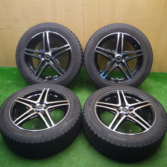 [送料無料] バリ溝！キレイ！9.5分★スタッドレス 195/60R17 ダンロップ ウインターマックス WM02 Lofida XH5 ロフィーダ 17インチ PCD100/4H★4102502Hス