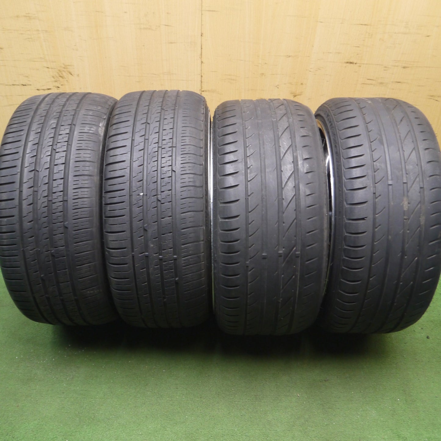 *送料無料* 4本価格★BRABUS タイプ 225/35R19 235/35R19 デュラターン MOZZOSPORT サイルン ATREZZO ZSR ブラバス PCD114.3/5H★4050105Hノ