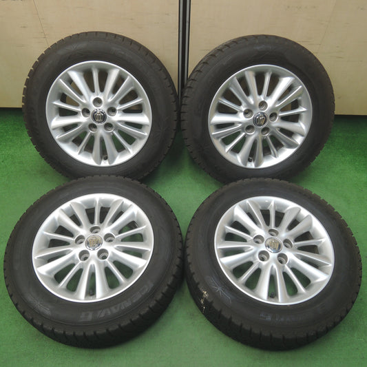 *送料無料* バリ溝！キレイ！9.5分以上★トヨタ 18 クラウンロイヤル 純正 215/60R16 スタッドレス グッドイヤー アイスナビ6 16インチ PCD114.3/5H★4032010SYス