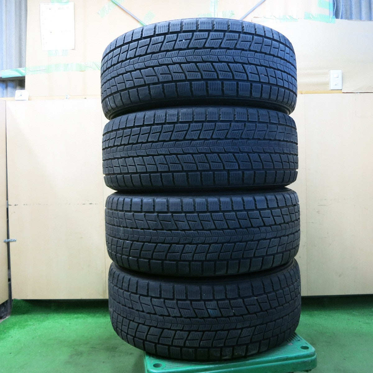 [送料無料] バリ溝！キレイ！9.5分★レクサス LX 純正 275/50R21 スタッドレス ダンロップ ウインターマックス SJ8 21インチ PCD150/5H★4092301ナス