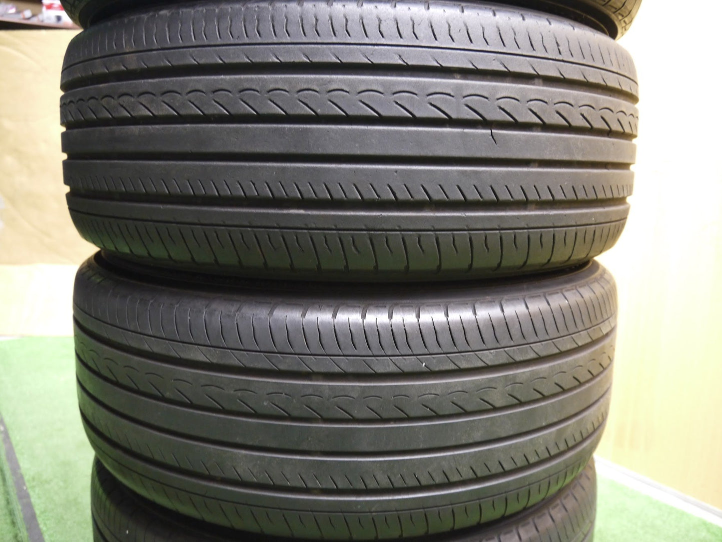 *送料無料* トヨタ 210系 クラウン アスリート 純正 215/55R17★215/55R17 ヨコハマ アドバン dB デシベル 17インチ PCD114.3/5H★2031409クノ