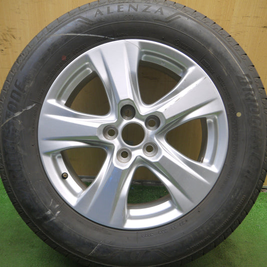 *送料無料* バリ溝！9.5分★トヨタ RAV4 純正 225/65R17 ブリヂストン アレンザ001 17インチ PCD114.3/5H★4040805Hノ