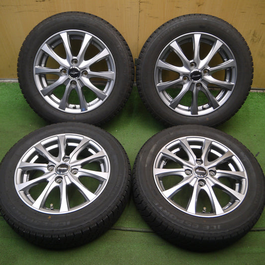 *送料無料* バリ溝！22年！キレイ！9分★スタッドレス 155/65R14 アイスエスポルテ Exceeder エクシーダー 14インチ PCD100/4H★4060704Hス