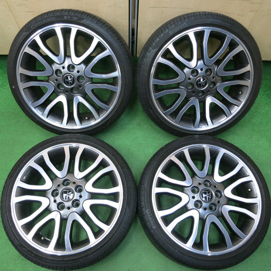 *送料無料* バリ溝！9分★MINI YOURS ミニ クーパーS 純正 205/40R18 ピレリ Cinturato P7 18インチ PCD112/5H★4033010イノ