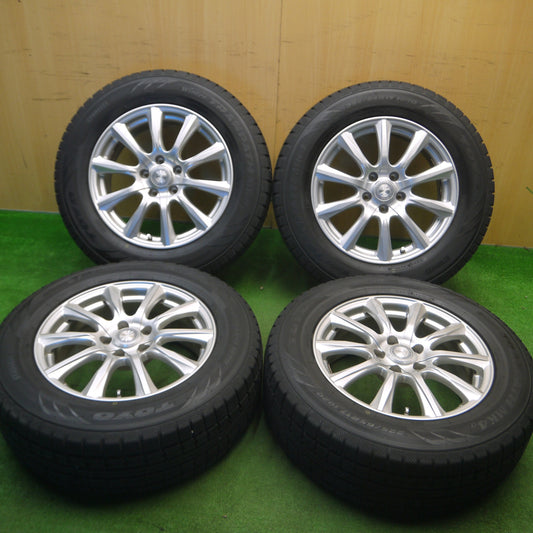 [送料無料] バリ溝！キレイ！9分★スタッドレス 225/65R17 トーヨー ウインター トランパス MK4α JOKER ジョーカー 17インチ PCD114.3/5H★5012107Hス