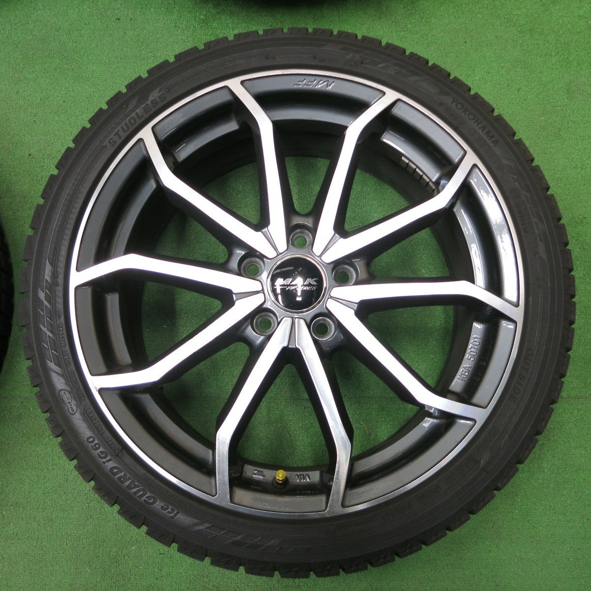 *送料無料* 4本価格★ベンツ 等 MAK FF SERIES 225/40R18 スタッドレス ヨコハマ アイスガード iG60 18インチ PCD112/5H★4060503ナス