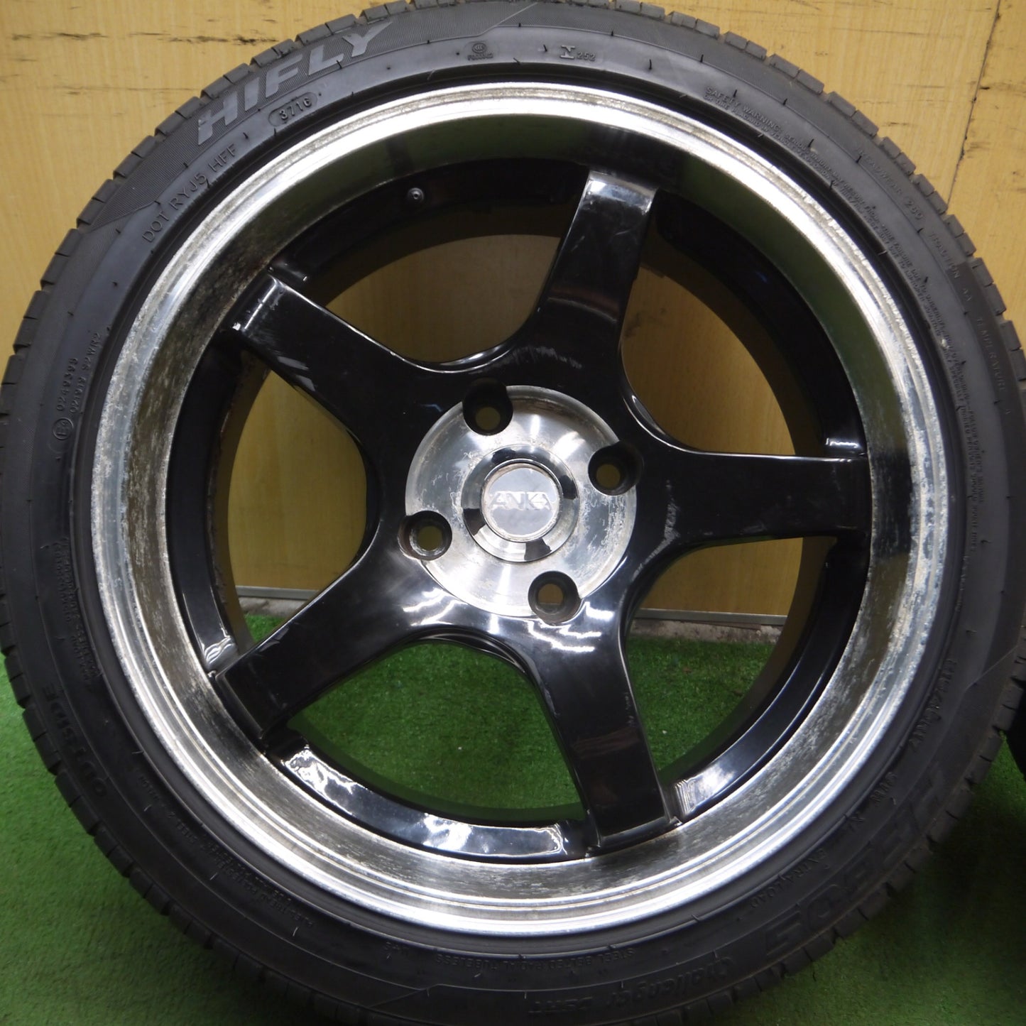 *送料無料* 4本価格★ANKA 215/45R17 225/45R17 ハイフライ HF805 17インチ PCD114.3/4H★4061910Hノ