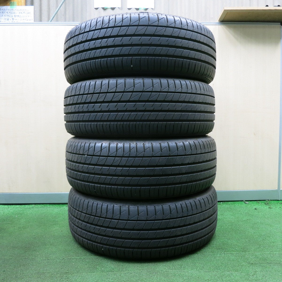 *送料無料* タイヤほぼ未使用！23年★マツダ アテンザ 純正 225/45R19 ダンロップ LE MANS V+ 19インチ PCD114.3/5H★4042001NJノ