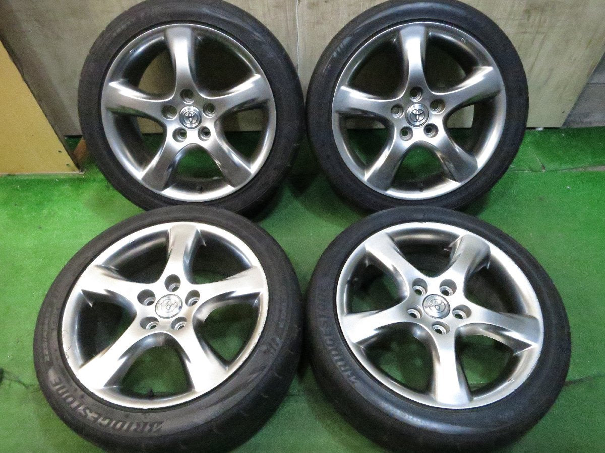 *送料無料* 4本価格★トヨタ 110系 マークⅡ IR-V 純正 215/45R17 225/45R17 ブリヂストン ポテンザ RE003 17インチ PCD114. 3★3021513Hノ