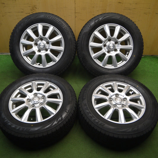 *送料無料* バリ溝！20年！キレイ！9分★スタッドレス 195/65R15 ブリヂストン ブリザック VRX2 JOKER ジョーカー 15インチ PCD114.3/5H★4040815Hス