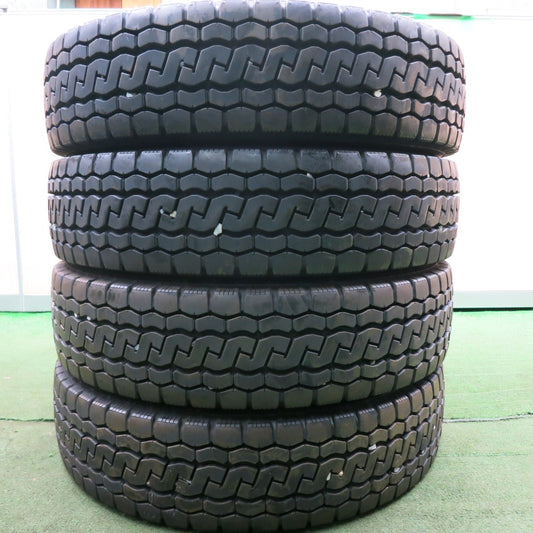 *送料無料* バリ溝！20年！8.5分★トラック タイヤ 195/85R16 114/112N ブリヂストン エコピア M812 ミックス オールシーズン 16インチ★4071415HAノタ