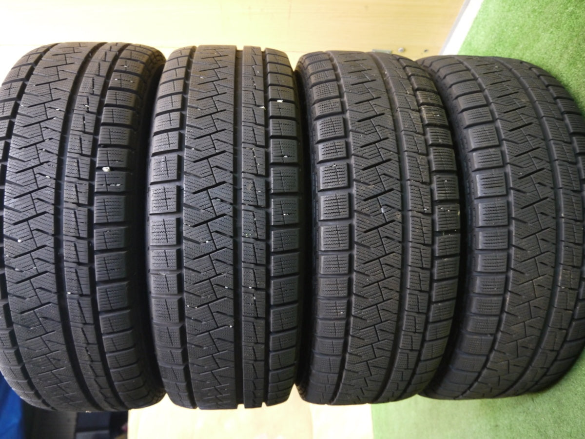 [送料無料] バリ溝！19年！綺麗！9.5分以上★205/55R16 スタッドレス oettinger ピレリ アイスアシンメトリコ プラス PCD112★2030804クス