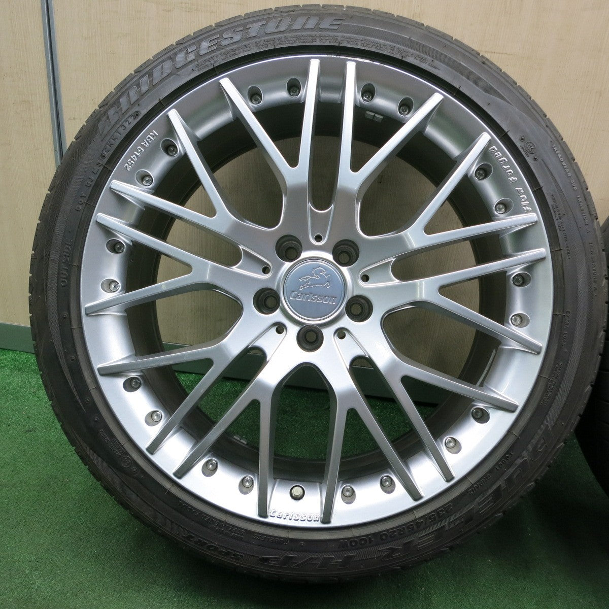 *送料無料* バリ溝！22年！8.5分★Carlsson RSF 235/45R20 ブリヂストン デューラー H/P 20インチ カールソン PCD114.3/5H★4062904NJノ