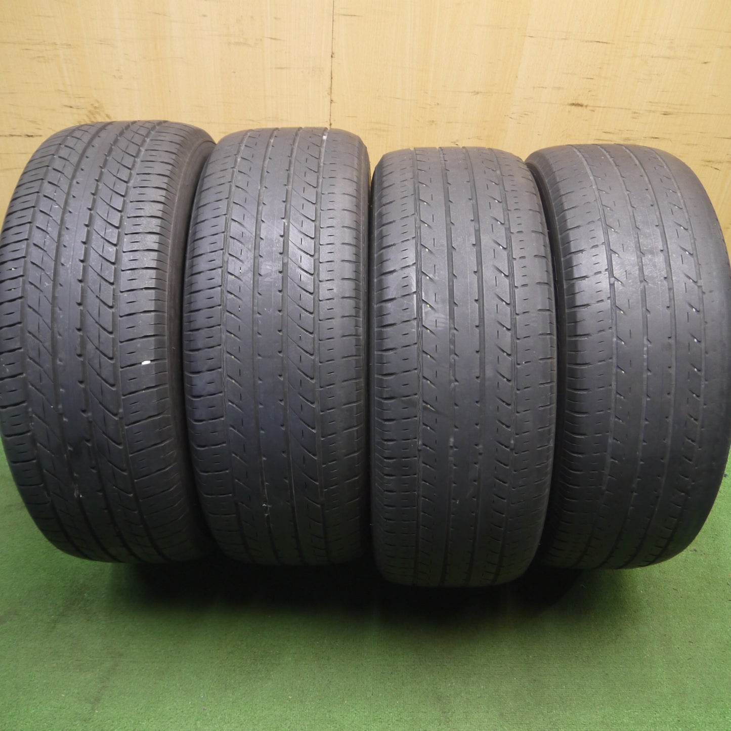 *送料無料* バリ溝！9分★トヨタ 30系 アルファード 純正 235/50R18 トーヨー トランパス R30 18インチ PCD114.3/5H★4032704Hノ