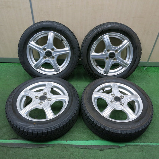 *送料無料* バリ溝！20年！ほぼ10分★スタッドレス 155/65R14 ブリヂストン ブリザック VRX BALMINUM バルミナ 14インチ PCD100/4H★4032703NJス