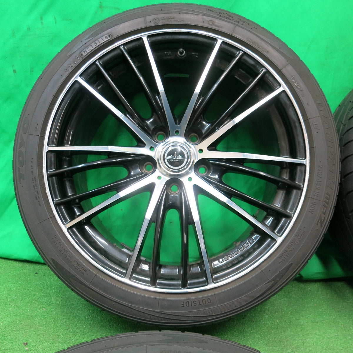 *送料無料* 4本価格★DORFREN 225/45R18 トーヨー トランパス MPZ ドルフレン 18インチ PCD114.3/5H★4050801ナノ