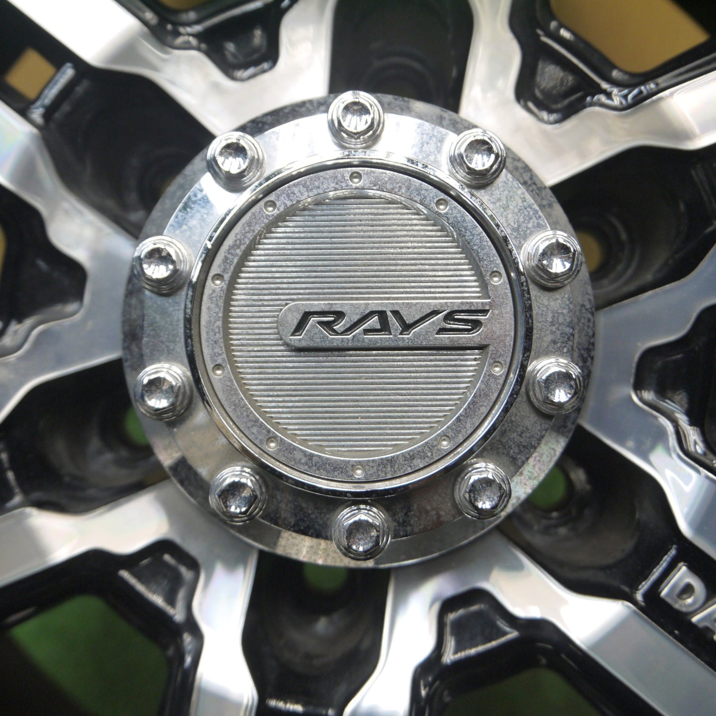 *送料無料* キレイ★RAYS DAYTONA FDX レイズ デイトナ 17インチ ホイール 17×8J PCD139.7/6H プラド ハイラックス等★4061204Hホ